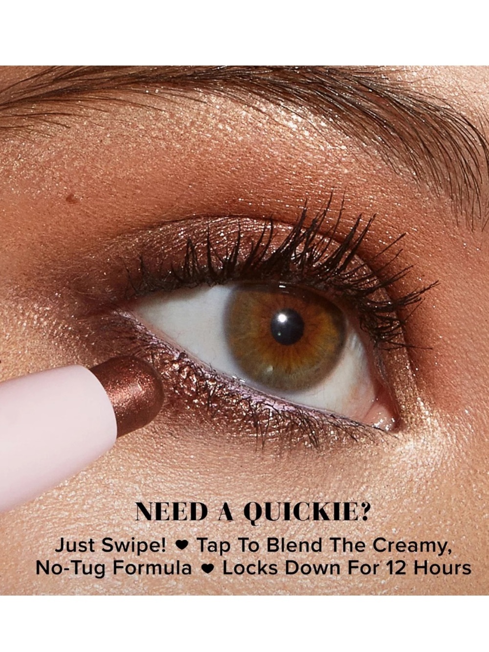Too Faced Quickie Queen Eyeshadow Stick in Chocolate Sprinkles 1.5g BRAND NEW - Picture 6 of 9